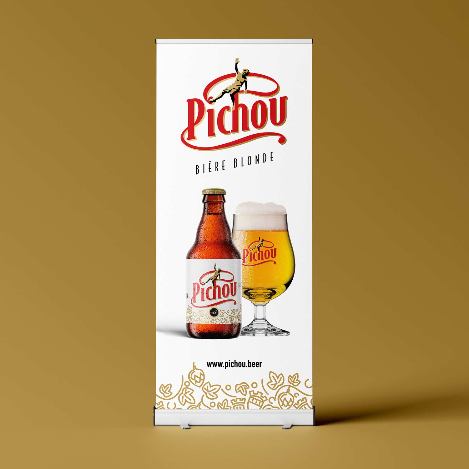 Roll-up Pichou Bière Blonde 
